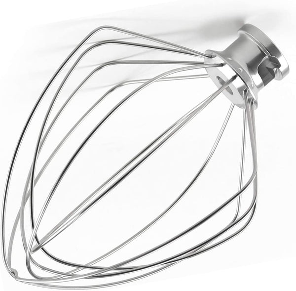 KN256WW 6 QT Wire Whip Stainless Steel for Kitchenaid Stand Mixer Accessory Replacement, Egg Cream Stirrer, Cakes Mayonnaise Whisk