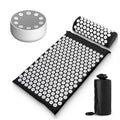 Sharper Image® Relax & Rejuvenate Bundle – Acupressure Mat & Pillow Set with White Noise Sound Machine, Ideal for Stress Relief, Pain Management & Restful Sleep