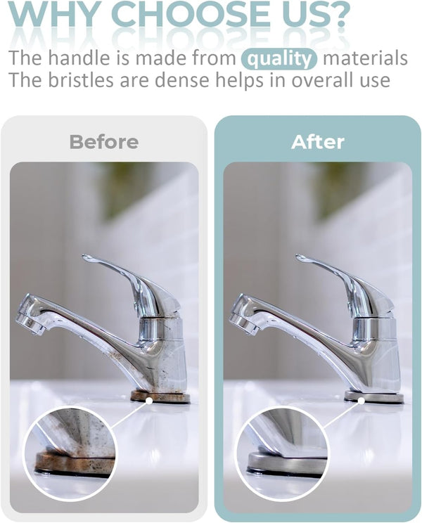 Sxhyf Cleaning Brush - Hard Bristle Crevice Cleaning Brush, Multifunctional Gap Scrub Brush, Home Essentials, Bathroom Cleaner Tools for Household