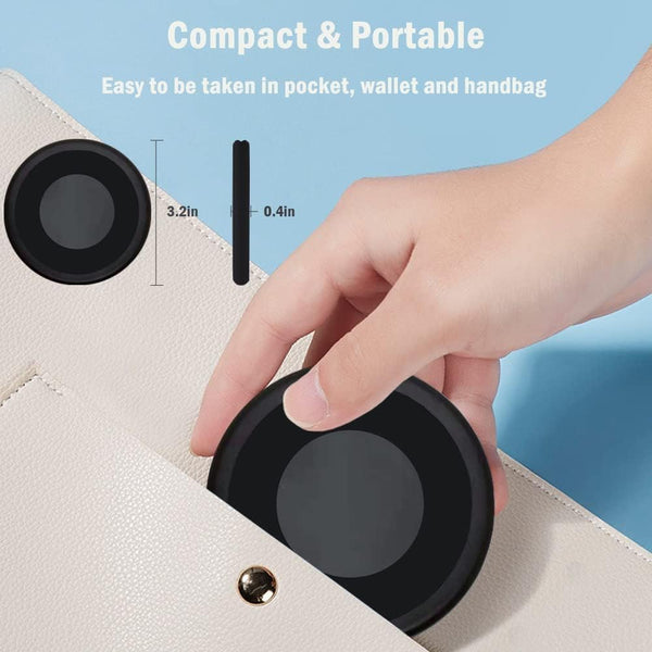 Multifunctional Data Cable Storage Box Adaptor for USB-C and Micro-Usb Devices Universal Data Transfer Cable (Black)