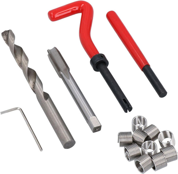 AB Tools M10 X 1.25Mm Thread Repair Kit/Helicoil 9Pc Set Damaged Thread AN019