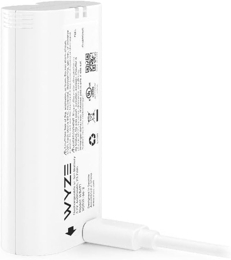 WYZE Removable Battery Pack Battery Cam Pro and Duo Cam Doorbell