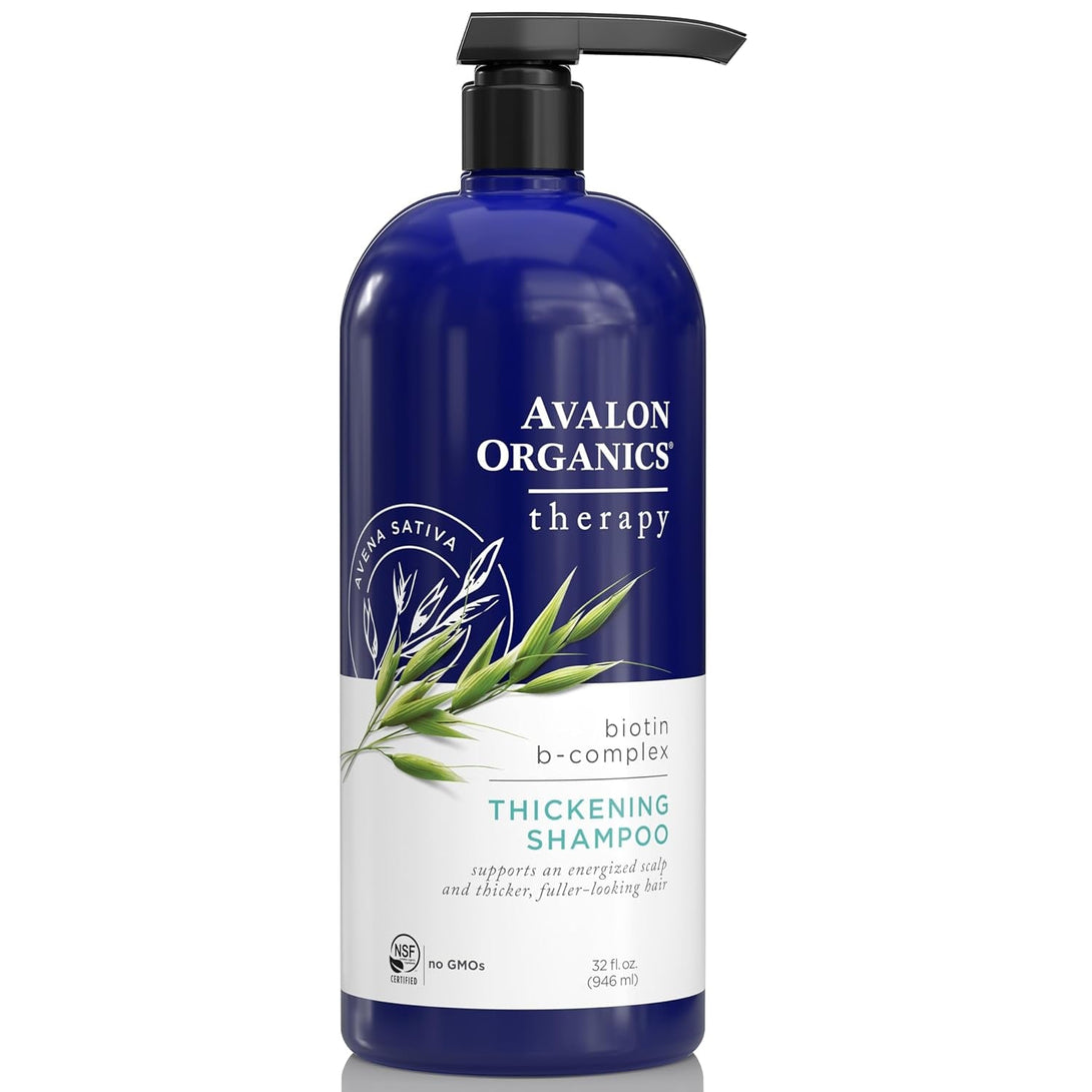 Avalon Organics Therapy Biotin B-Complex Thickening Shampoo, 32 Oz