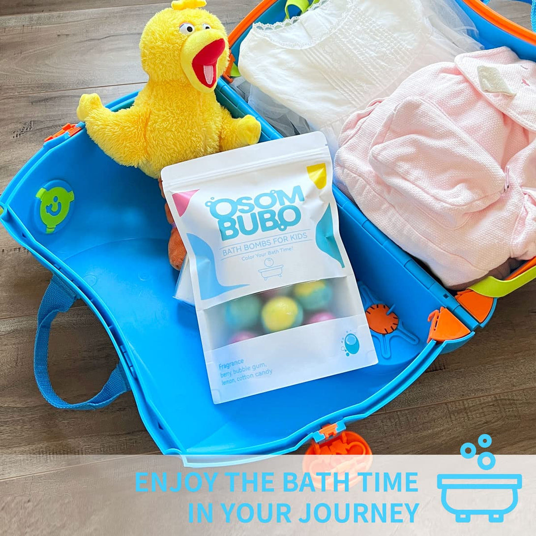 Bath Bombs for Kids 2 Packs (Each Pack of 12 Pcs), Supplement for Bath Shower Balls, Bath Fizzy Kits with Ziplock Bag Packaging Suitable as Travel