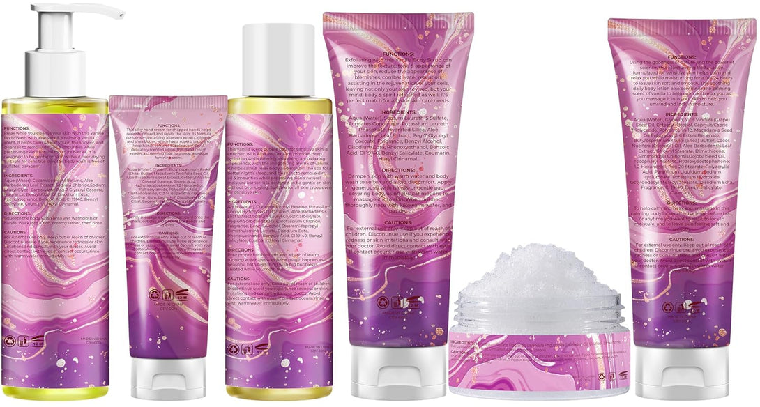 Self Care Gifts for Women,Unique Relaxing Birthday Gifts for Mom Wife Her,Stress Relief Spa Gifts Basket for Mothers Day Sister Friendship,Vanilla Bath Care Package Gift Set,Christmas Stocking Stuffer