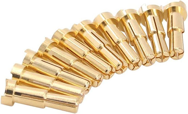 4Mm to 5Mm Low-Profile Bullet Connectors Adapter Plugs Reducer(B120-10)