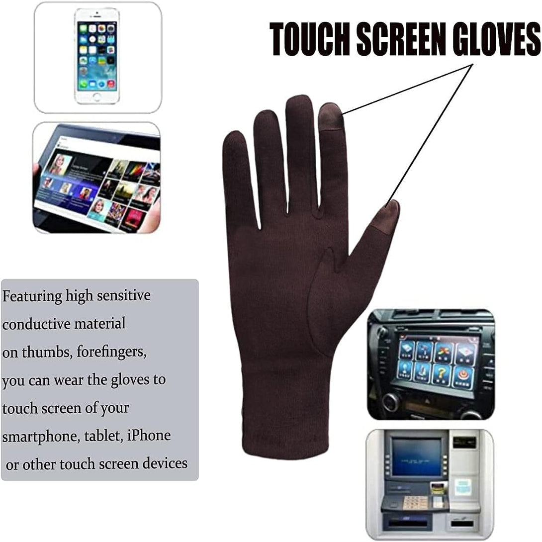 Tomily Womens Touch Screen Phone Fleece Windproof Gloves Winter Warm Wear