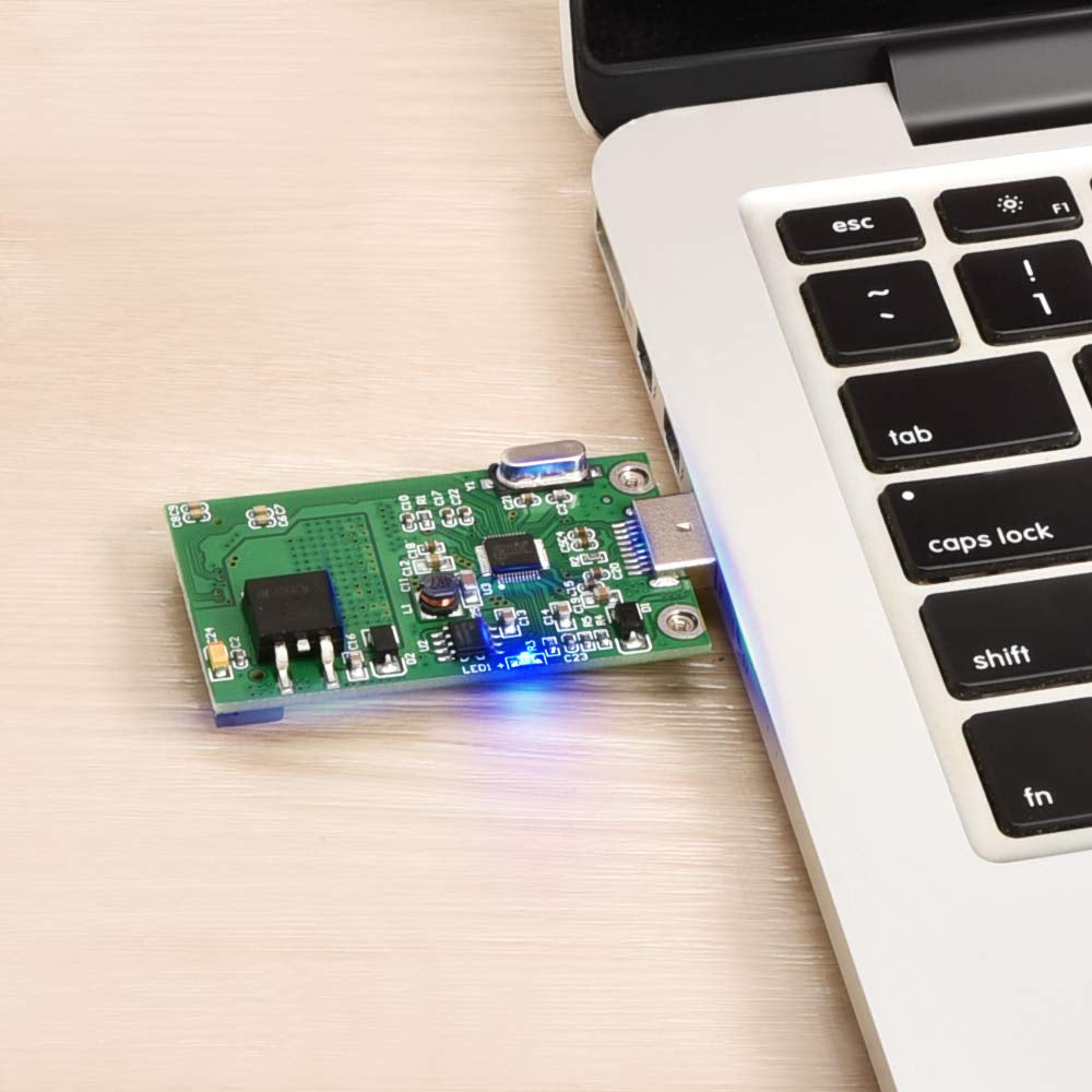 ELUTENG Msata to USB 3.0 Adapter - Mini SATA Converter as Portable Flash Drive External Hard Drive (No Cable Needed)
