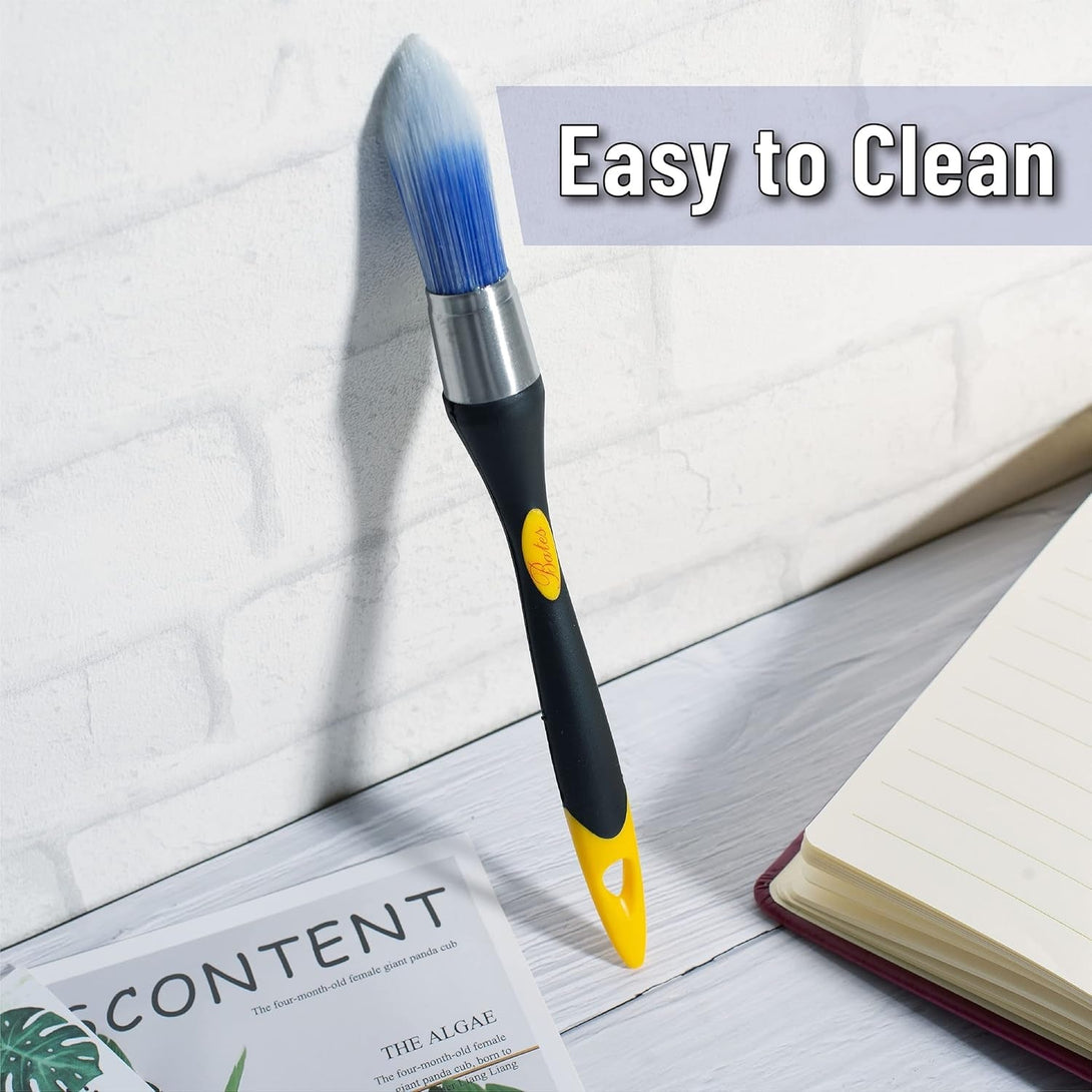 Bates Trim Brush, 0.75 Inch Edge Painting Tool, Trimmer Edger