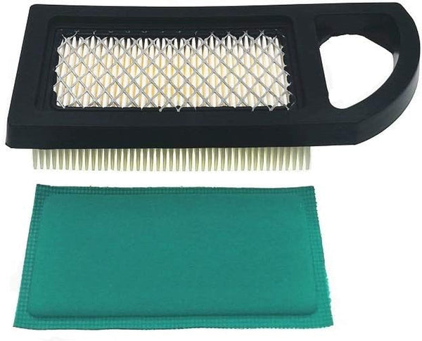 697152 Air Filter Short Type Replace BS 613022 695643 697775 698143 797007 794421 OEM Air Cleaner Cartridge with 697292 Pre Filter Fits Lawn Mower