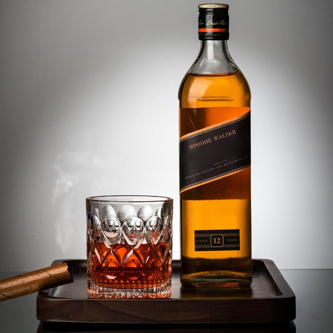 PARACITY Whiskey Glasses Set of 2,Christmas Gift, Old Fashioned Glasses, Rocks Glasses, Bourbon Glasses, Suitable for Use in Bars, Parties, and Homes, the Right Gift for Men, Father 'S Day Gift