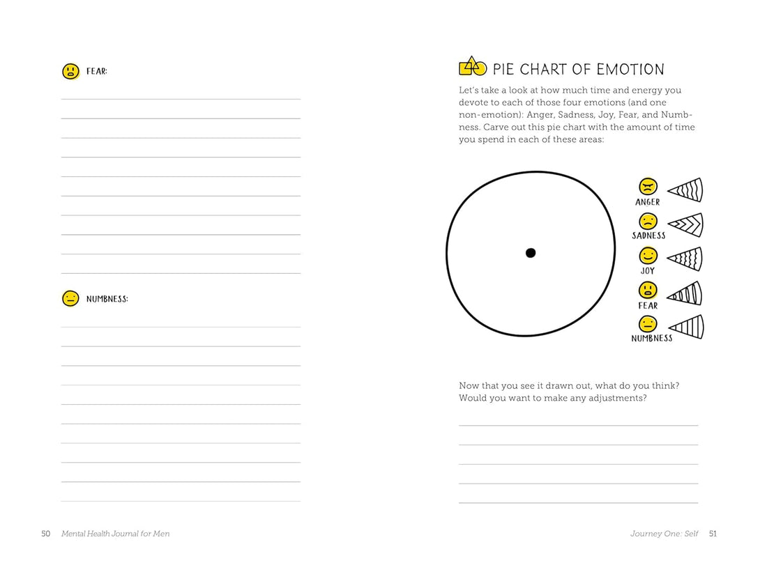 Mental Health Journal for Men: Creative Prompts, Practices, and Exercises to Bolster Wellness
