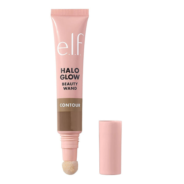 E.L.F. Halo Glow Contour Beauty Wand, Liquid Contour Wand for a Naturally Sculpted Look, Buildable Formula, Vegan & Cruelty-Free, Fair/Light