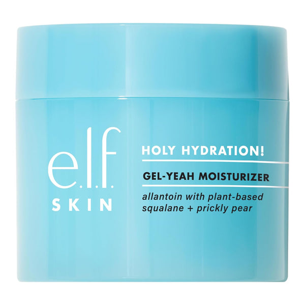 E.L.F. SKIN Holy Hydration! Gel-Yeah Moisturizer, Lightweight Moisturizer for Plump, Hydrated Skin, Infused with Squalane, Vegan & Cruelty-Free