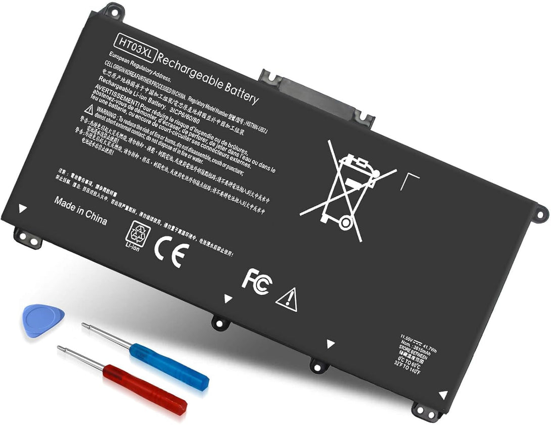 HT03XL L11119-855 Laptop Battery for HP Pavilion 14-CE 14-CF 14-DF 15-CS 15-DA 15-DB 15-DW 17-By 17-CA Series 15-CS0053CL 15-DW0033NR 15-DA0014DX L11421-542 L11421-2C2 HSTNN-UB7J HSTNN-DB8R HT03041XL
