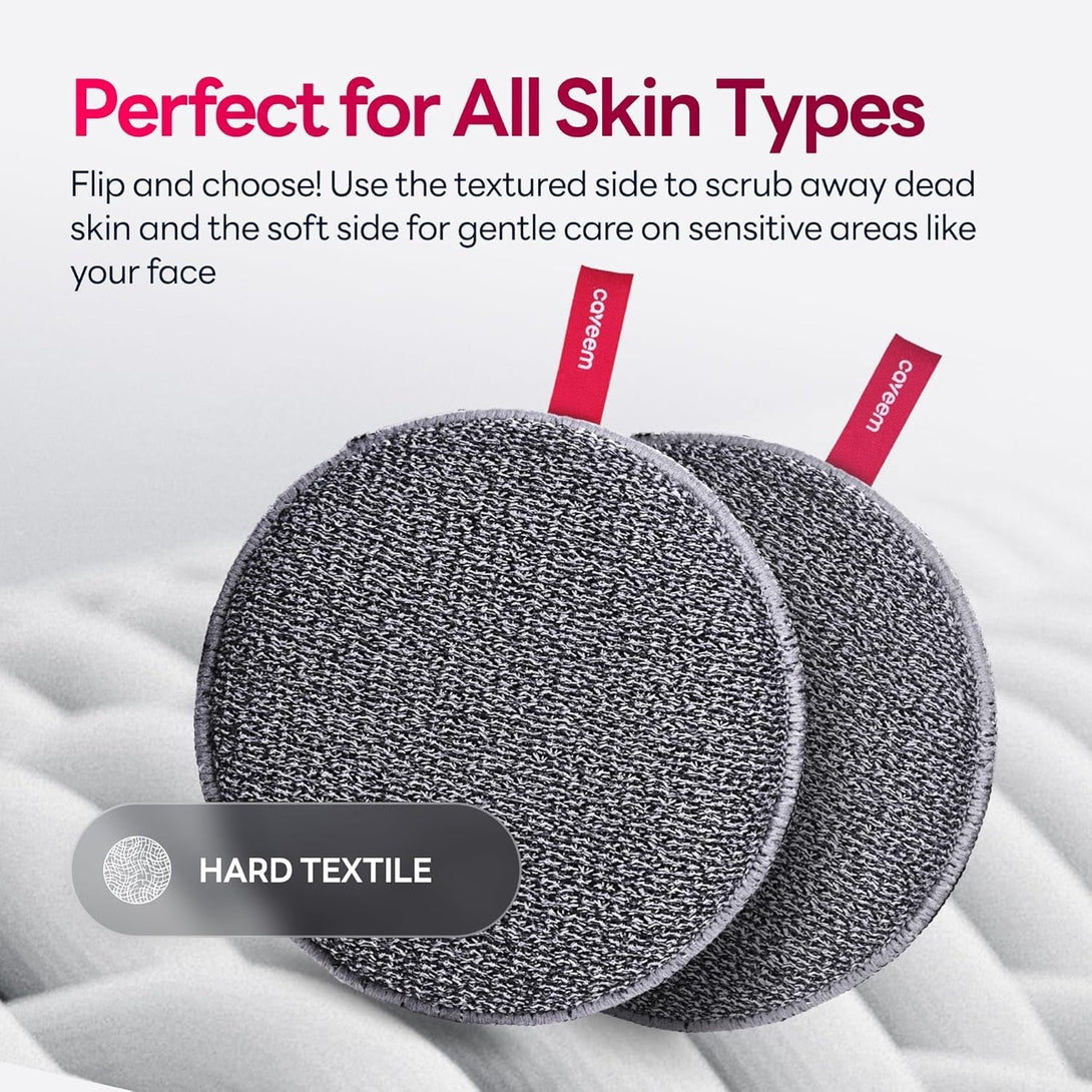 Exfoliating Body Scrubber, Bath and Body Scrub Buffer, Body Exfoliator for Remove Dead Skin, Gentle and Rough Lightweight Sponge for Shower (2 Pack)