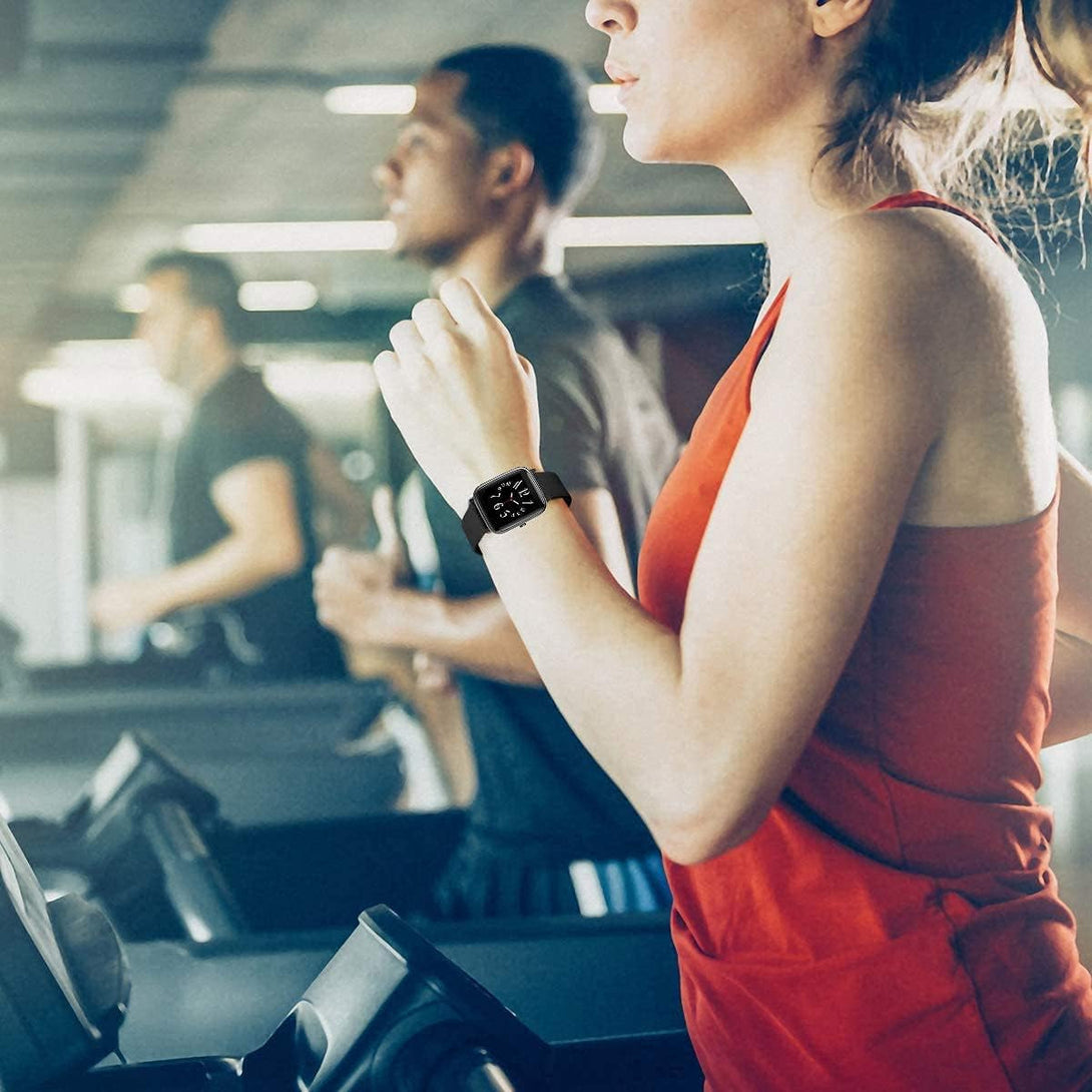 Bands Compatible with ID205L Smart Watch, 19Mm Quick Release Soft Silicone Fadeless Pattern Printed Floral Replacement Band for ID205L, ID205G ID205 ID205U ID205S