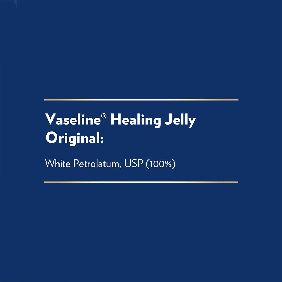 Vaseline Petroleum Jelly 2-Size Variety 4-Pack – Hypoallergenic Skin Protectant, Unscented Healing Ointment for Beauty & Personal Care