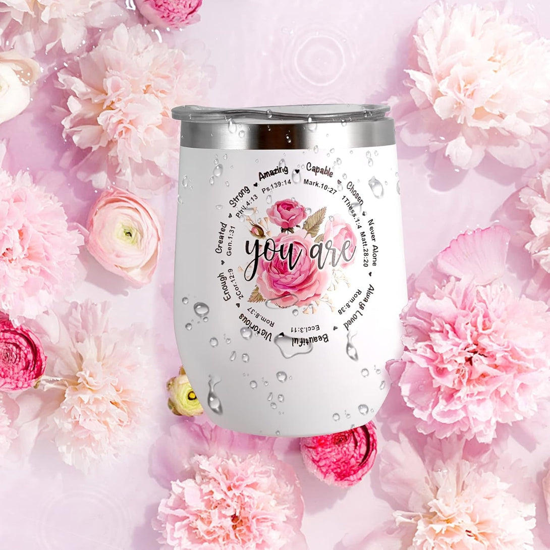 JUPOZOP Christian Gifts for Women,Inspirational Gifts for Women,Spiritual Religious Catholic Gifts Basket for Women Faith, Mom, Girl, Best Friend, Sister, Boss, Unique 8Pcs Christian Gifts