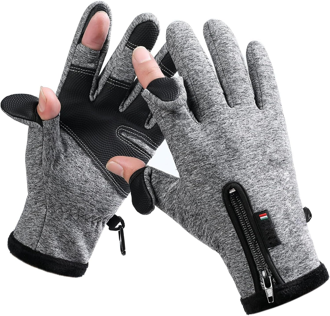 Women'S Men'S Winter Gloves, Cold Weather Warm Gloves,Running,Hiking,Fishing,Hunting,Finger Touch Screen Gloves