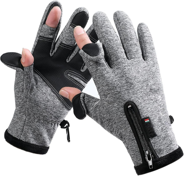 Women'S Men'S Winter Gloves, Cold Weather Warm Gloves,Running,Hiking,Fishing,Hunting,Finger Touch Screen Gloves