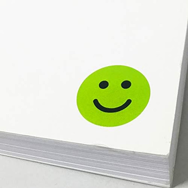 1200 Pieces - 1" Happy/Sad Smile Face Behavior Emotion Stickers, Red/Yellow/Green