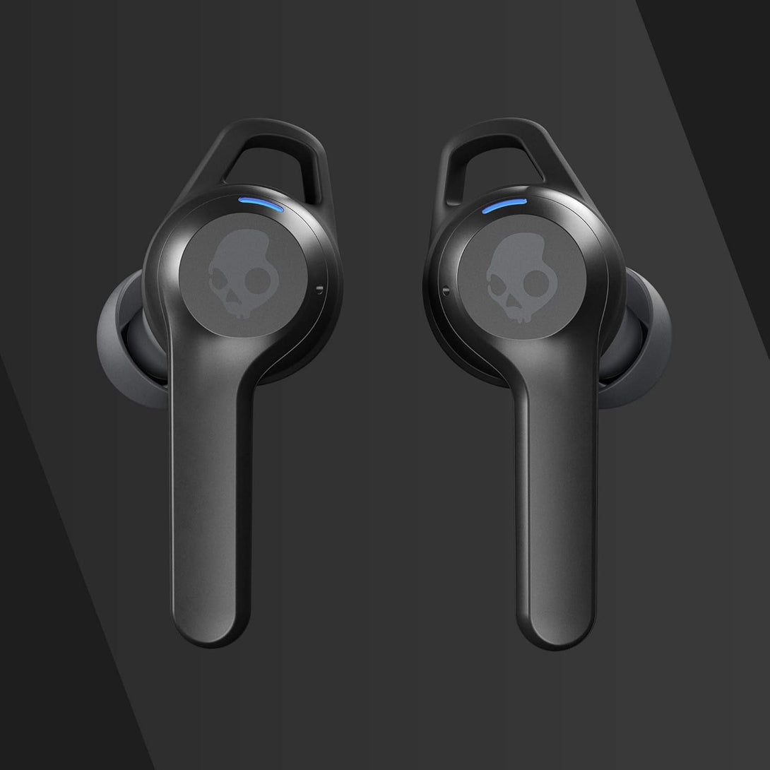 Skullcandy Indy Evo In-Ear Wireless Earbuds, 30 Hr Battery, Microphone, Works with Iphone Android and Bluetooth Devices - Black