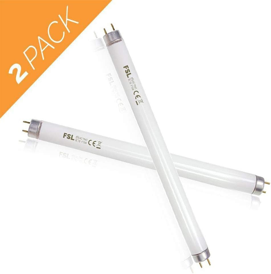 ASPECTEK Bug Zapper Mosquito UV Lamp Replacement Bulbs - Pack of 2X 10W UV Light Tubes, Compatible with ASPECTEK 20W Electronic Bug Zapper Models for Indoor Use