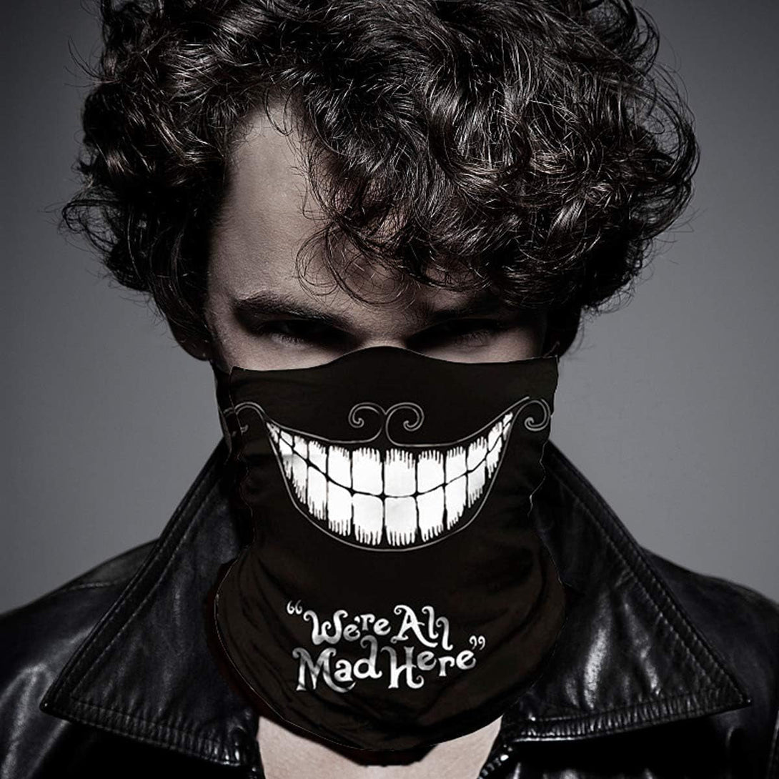 Seamless Neck Gaiter Shield Scarf Bandana Face Mask Seamless UV Protection for Motorcycle Cycling Riding Running Headbands