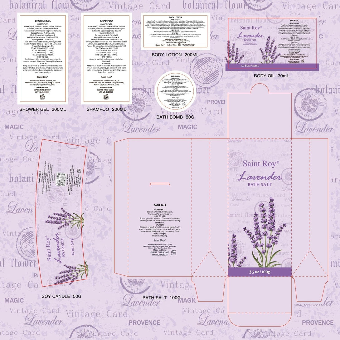 Lavender Scented Gifts for Mom Spa Gift Baskets for Women - Spa Baskets for Women Gift Lavender Gifts for Women, Bath Set with Shower Gel, Home Spa Kit Gifts for Her, Christmas, Mothers Day