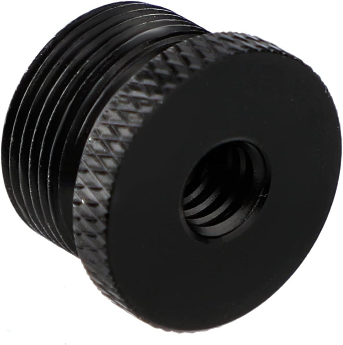 SAVITA 2Pcs Mic Foot Adapter Screw Thread Adapter 1/4 Female to 5/8 Male Tripod Screw Adapter for Camera Monitor Microphone Stand