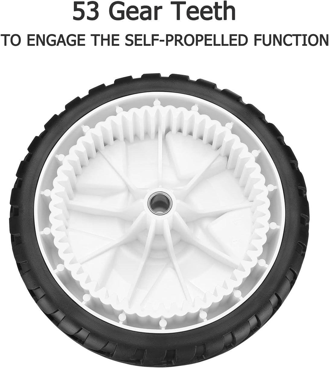119-0311 Front Wheels for Toro 22" Recycler Mower, 137-4832 Drive Wheels Compatible with Toro 20330 20331 20339 20371 Self Propelled Mower FWD 22", 2 Pack, White