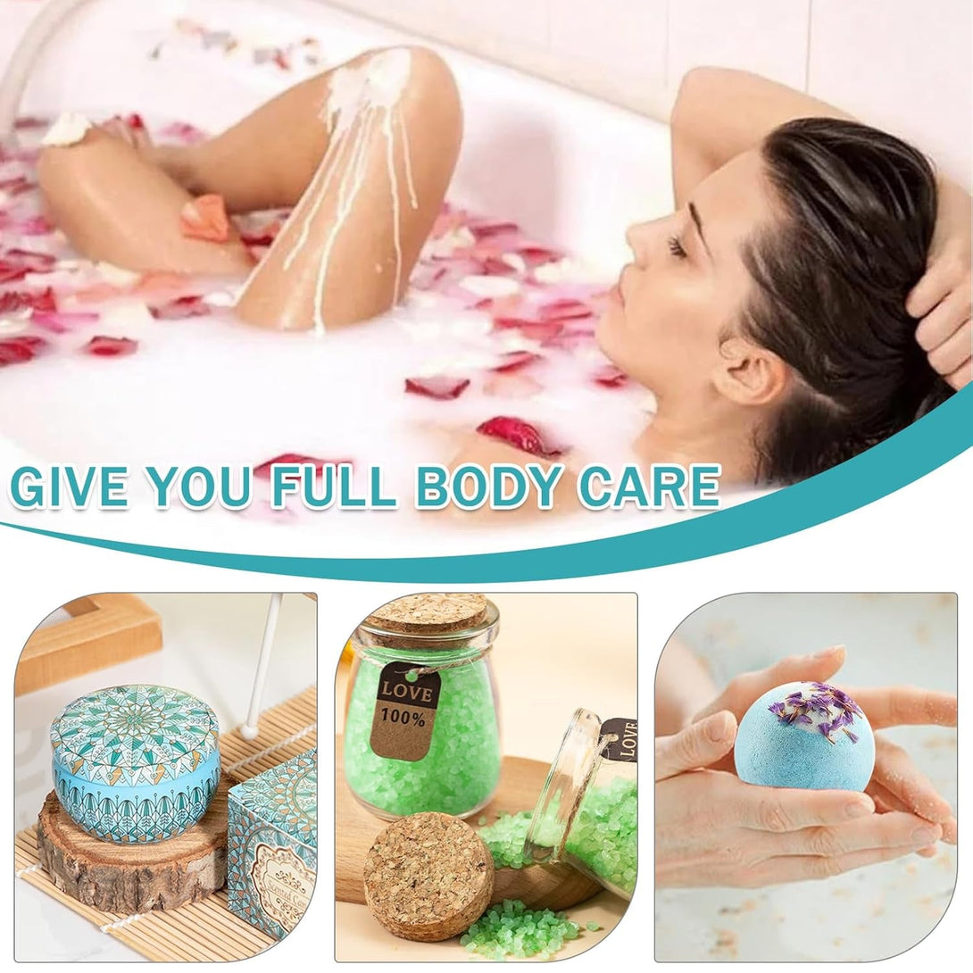 Birthday Gifts for Women, Mother'S Day Gift Basket, Ocean Relaxing Spa Gifts Basket Care Package / Luxury Coral Towel, Unique Self Care Gifts Get Well Soon Gifts Idea for Mom Her Friends Sister Wife