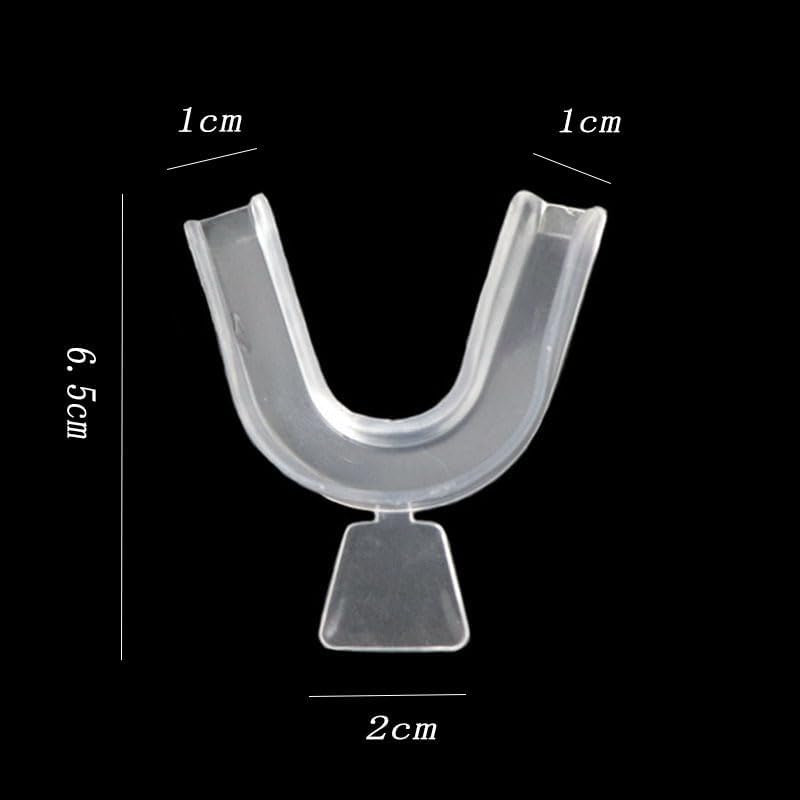 4Pcs Silicone Transparent Comfortable Custom Mouth Guard Grinding,Sleeping Gum Shield,Guard Teeth Whitening Tray for Sports Bruxism Bite Guard,Easy to Use,Health and Household,Oral Care Pain Relief