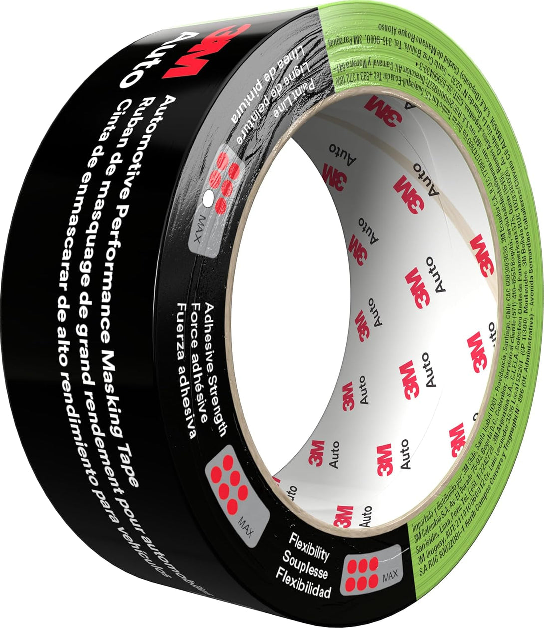 3M Automotive Refinish Masking Tape, 06654, 36 Mm X 55 M, 1 Roll
