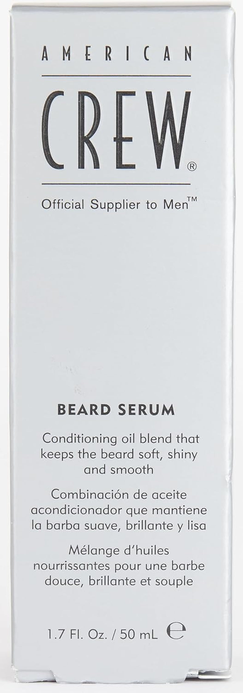 American Crew Beard Conditioner Serum, Conditioning Oil Blend for a Soft, Shiny & Smooth Beard, 1.7 Fl Oz