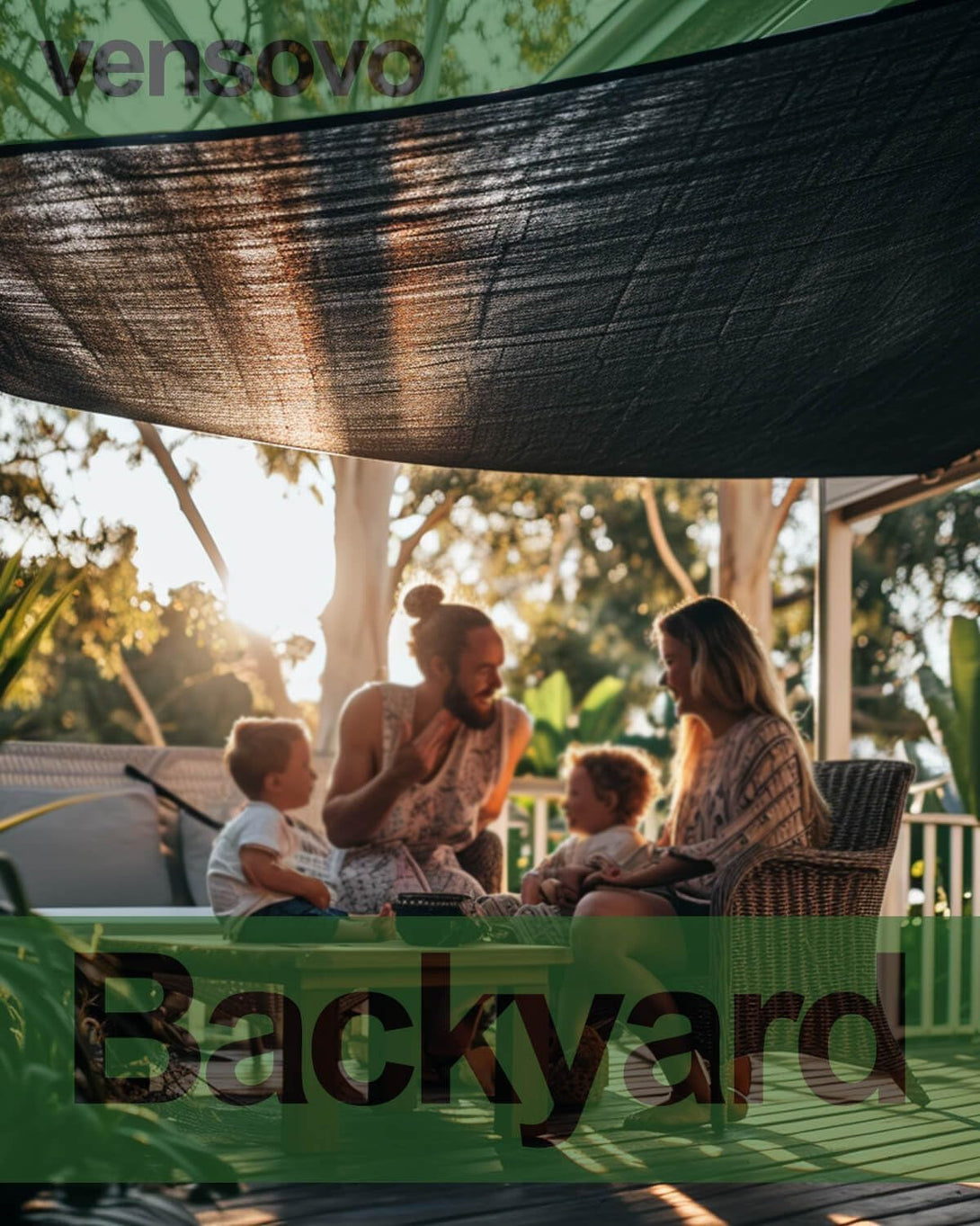 50% Sunblock Shade Cloth Net Black Resistant - 6X12 Ft Garden Shade Mesh for Plant Cover, Greenhouse, Chicken Coop, Kennels, Tomatoes Plants