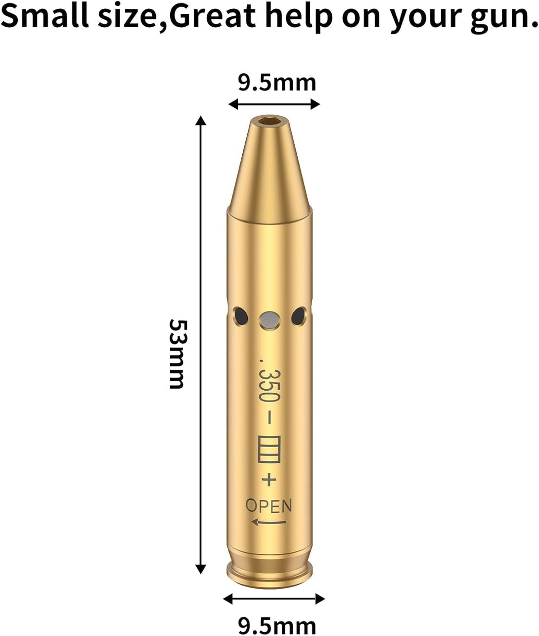 .350 Lgnd(9×43Mm) Bore Sight Laser Sight Red Dot Boresighter with Batteries