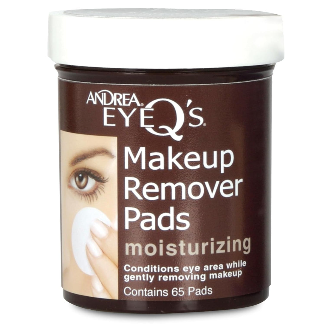 Andrea Eye Q'S Eye Make up Remover, Eye Q'S Moisturizing, 65 Pads