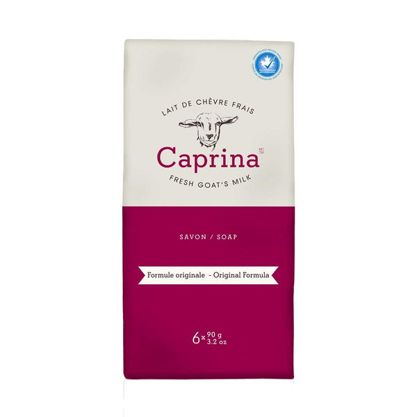 Caprina Canus Fresh Goat'S Milk Soap Original Formula, 3.2 Ounce Each, Pack of 6