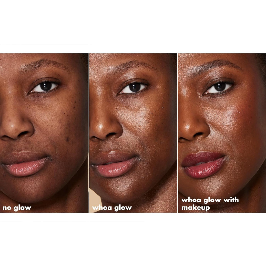 E.L.F. SKIN Suntouchable Whoa Glow SPF 30, Sunscreen & Makeup Primer for a Glowy Finish, Made with Hyaluronic Acid, Vegan & Cruelty-Free, Packaging May Vary, Sunbeam