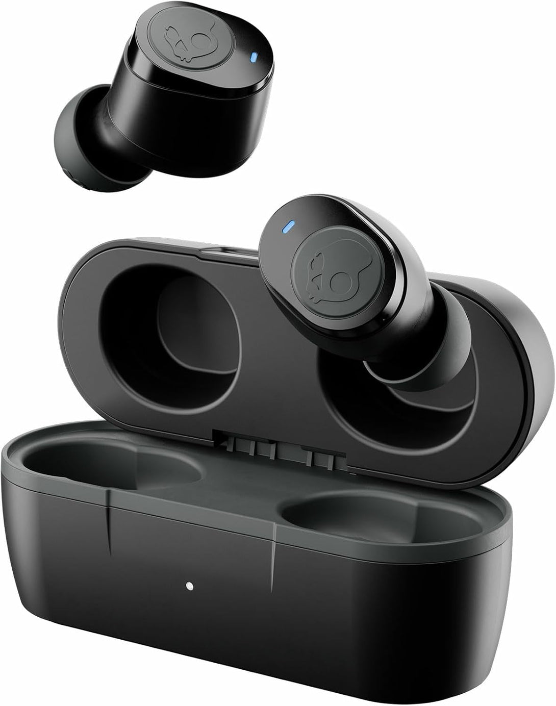 Skullcandy Jib True 2 Wireless Earbuds, Bluetooth Headphones, up to 33 Hours Battery with Charging Case, Noise Isolating Fit, Sweat and Water Resistant, Microphone for Iphone Android - True Black
