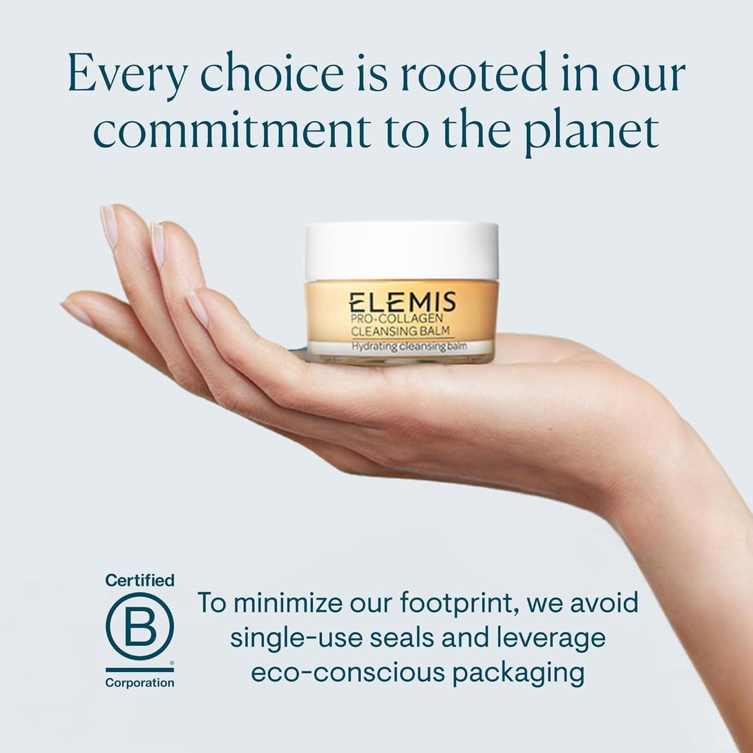 ELEMIS Pro-Collagen Cleansing Balm Makeup Remover, Hydrating Facial Cleanser, Oil Cleanser, Oil Makeup Remover, Deep Cleanse
