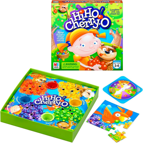 Hasbro Gaming Hi Ho Cherry-O Board Game for 2 to 4 Players Kids Ages 3 and up (Amazon Exclusive)