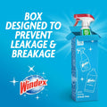 Windex Glass and Window Cleaner Spray Bottle, Packaging Designed to Prevent Leakage and Breaking, Surface Cleaning Spray, Original Blue Scent, 23