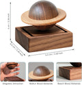 Planet Wooden Essential Oil Diffuser - Walnut Aroma Therapy for Home, Office, Car, Yoga Hall and SPA - Passive Diffuser for Desk Table Decor