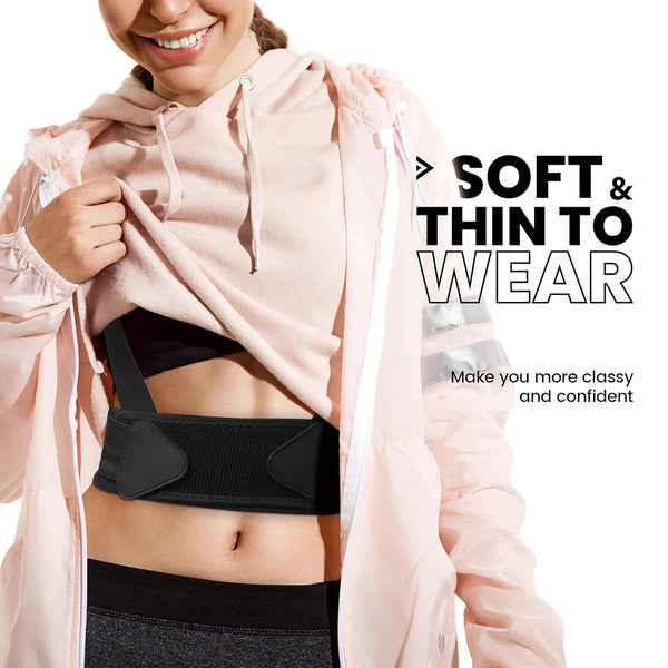 VANRORA Posture Corrector for Women and Men, Back Brace Fully Adjustable & Comfy, Support Straightener for Spine, Back, Neck, Clavicle and