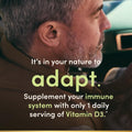 Nature's Bounty Vitamin D3 5000 IU Softgels, Rapid Release, Immune Support, Vitamin D Supplements, 240 Ct 240 Count (Pack of 1)