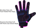 HLDD HANDLANDY Work Gloves Women, Safety Work Gloves Touchscreen Working Glove for Mechanic, Gardening, Construction, DIY, Breathable & Flexible