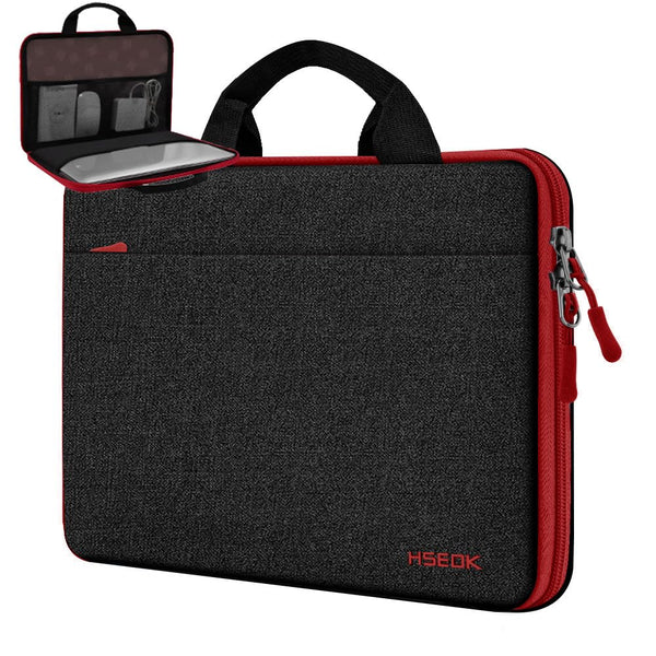 Hseok Laptop Sleeve 13-14 Inch Case Briefcase Compatible with Macbook Pro 14 Inch M4/M3/M2/M1 All Model of 13.3 Inch Mac Air/Pro, XPS 13 14, Most